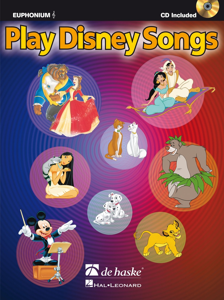 Play Disney Songs (Euphonium, Treble Clef)