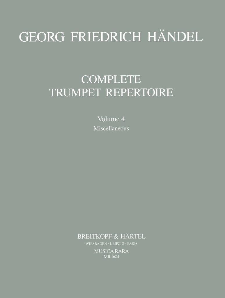 Complete Trumpet Repertoire - Vol.4: various Works