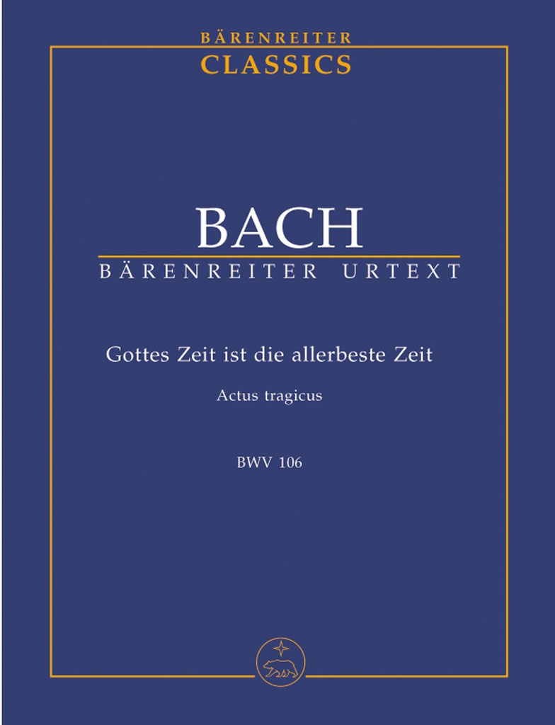 Actus tragicus, BWV.106 (Study score)