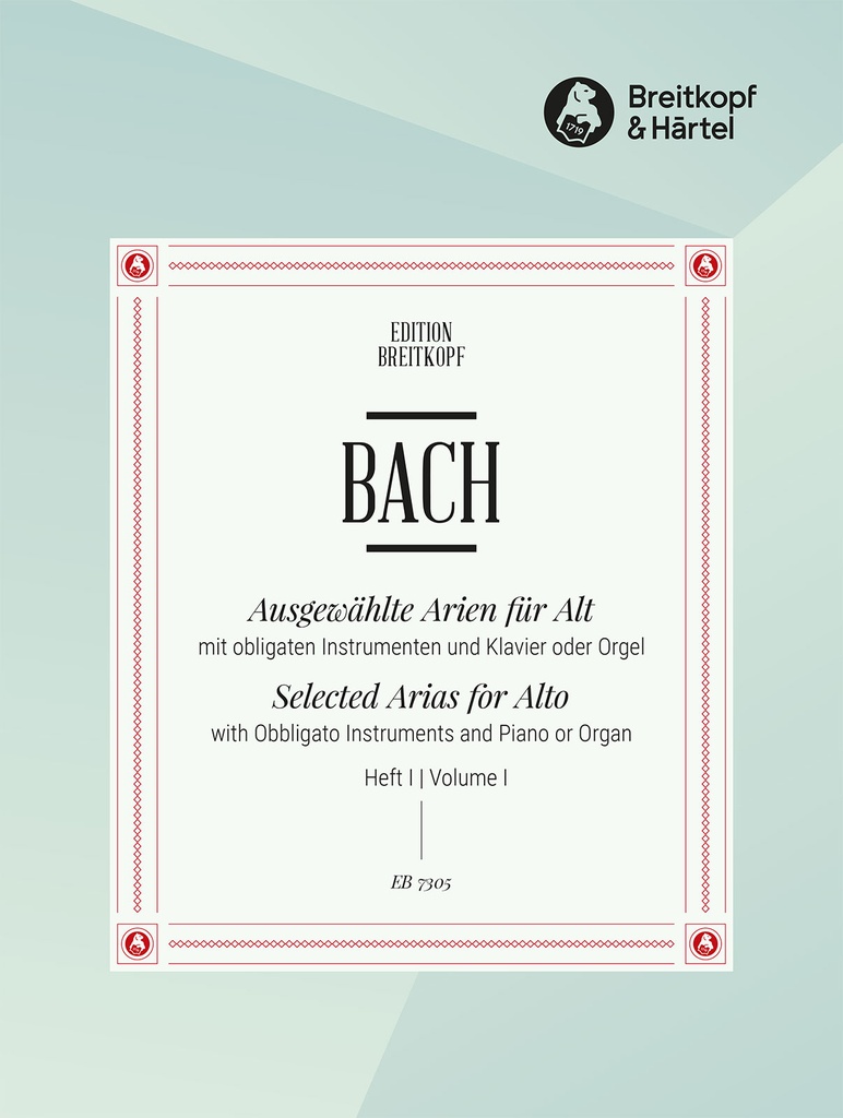 Selected Arias for Alto - Vol.1