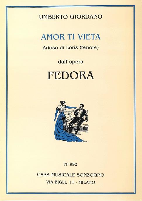 Amor ti vieta (Arioso di Loris) d.Fedora