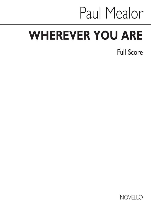 Wherever you are (Full score)