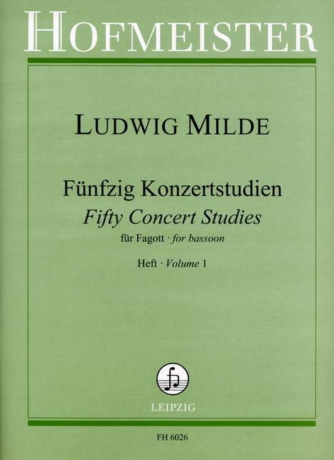 50 Konzertstudien (Concert studies), Op.26 - Vol.1