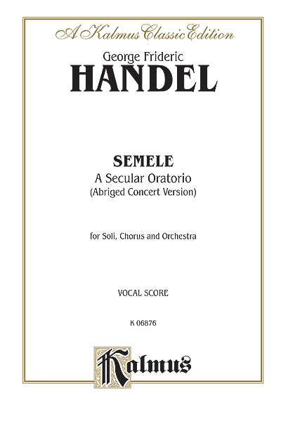 Semele (Vocal score)