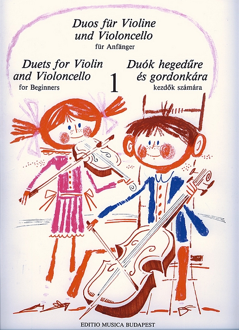 Duets for Beginners for Violin and Violoncello - Vol.1