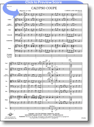 Calypso Coupe (score & parts)