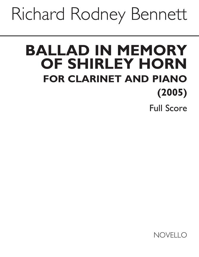 Ballad in Memory of Shirley Horn