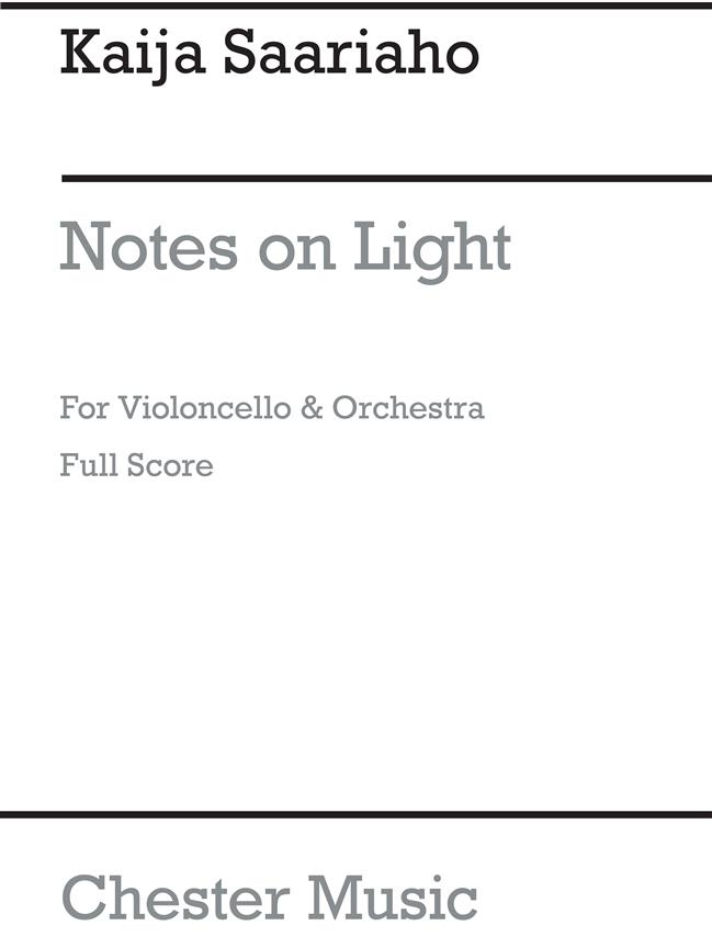 Notes on Light (Full score)