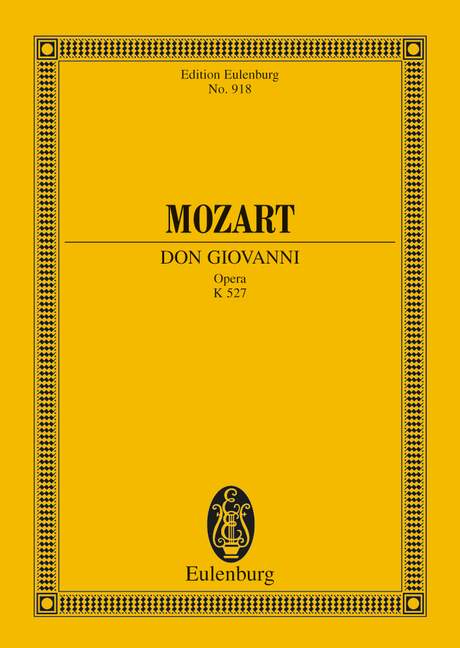 Don Giovanni (Study score)