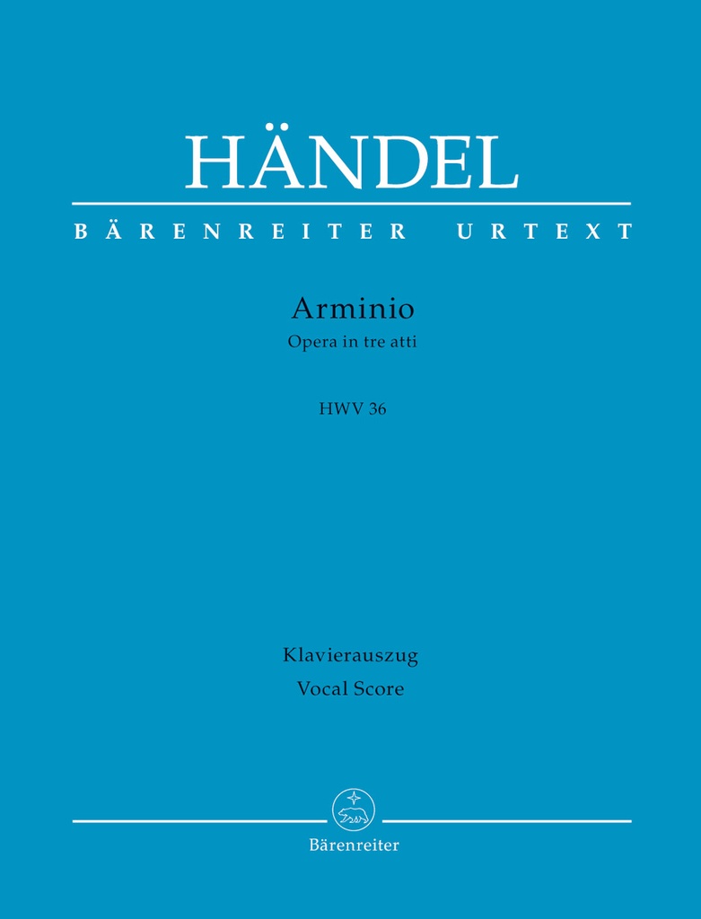 Arminio, HWV.36 (Vocal score)