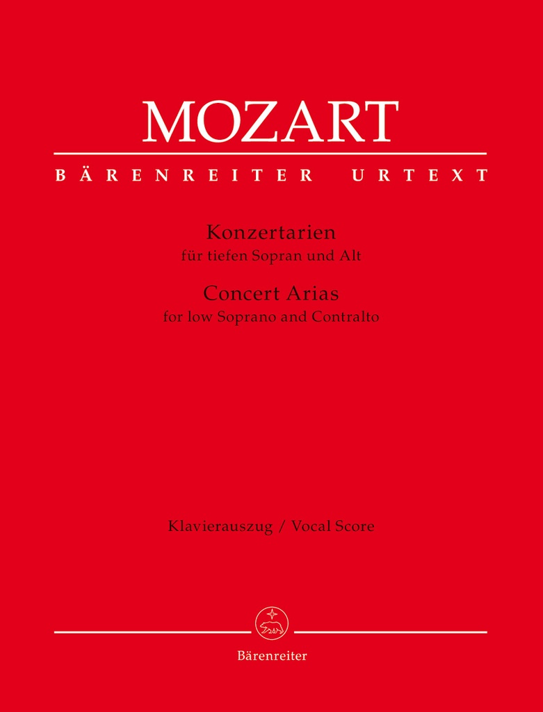 Concert Arias for low Soprano and Contralto