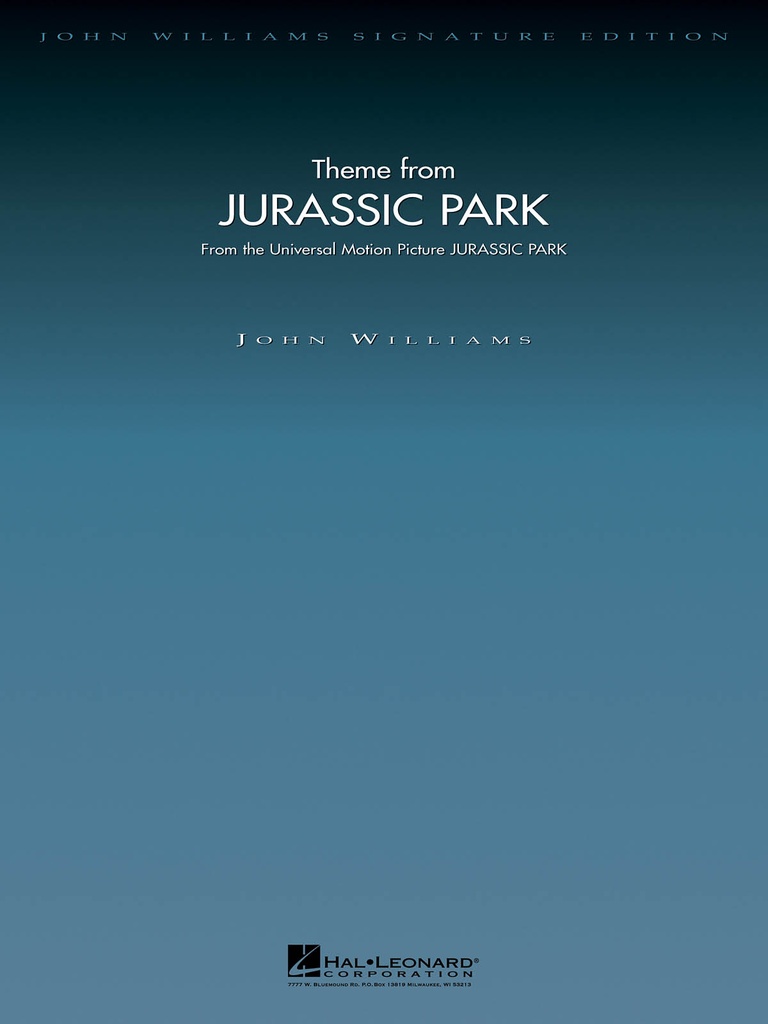 Theme from Jurassic Park (Score only)