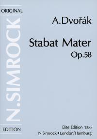 Stabat Mater, Op.58 (Vocal score)