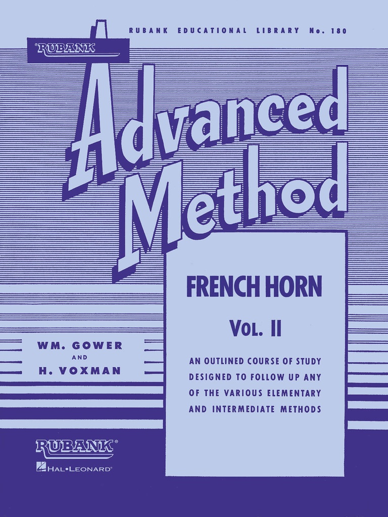 Advanced Method for French Horn in F or E flat - Vol.2