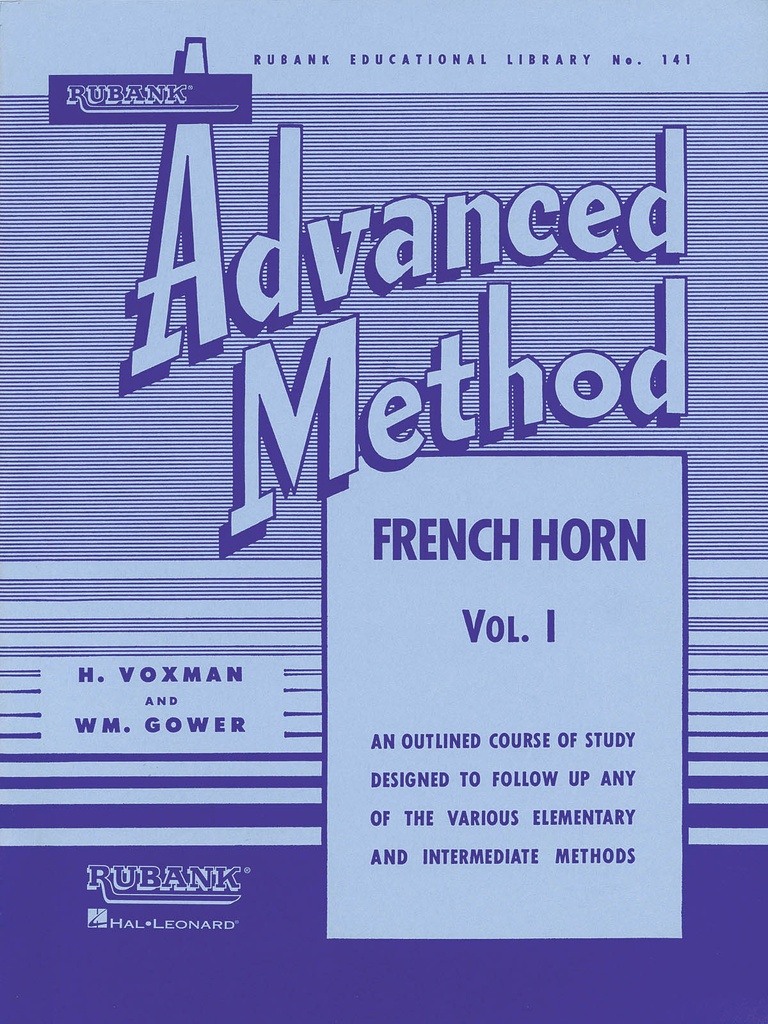 Advanced Method for French Horn in F or E flat - Vol.1