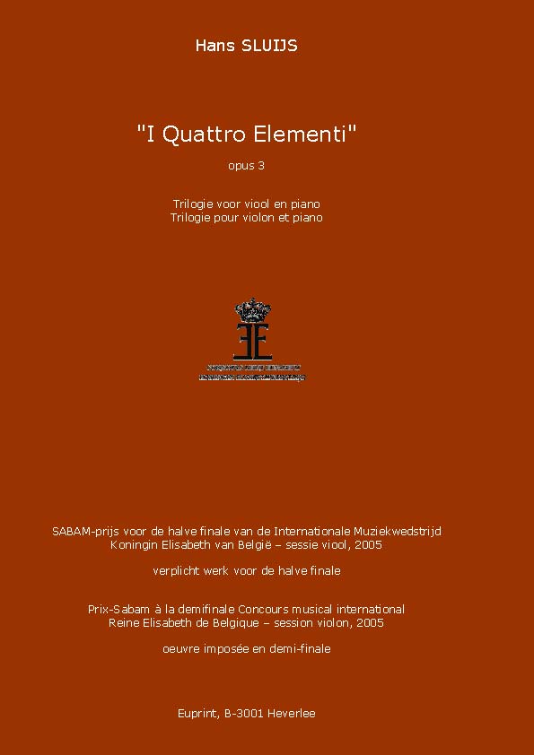 I Quattro Elementi, Op.3