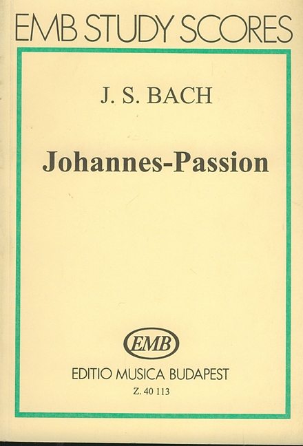 Johannes-Passion (Study score)