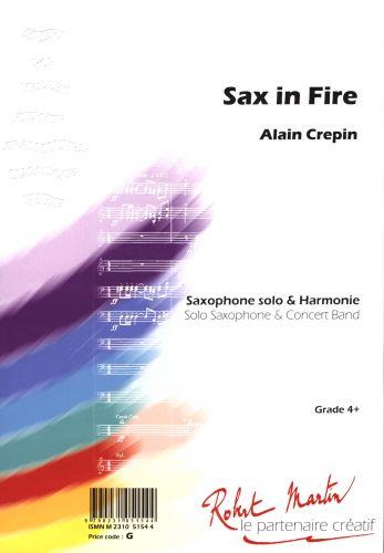 Sax in fire (Concert band set)