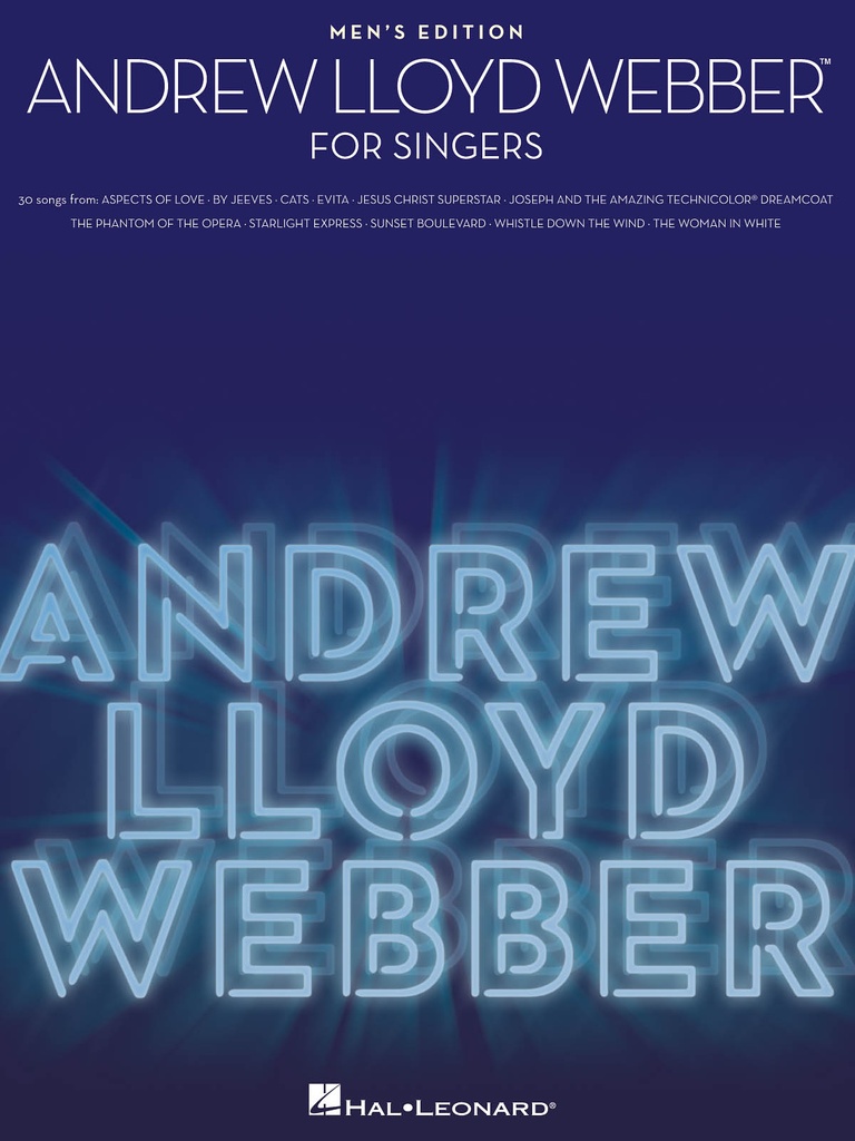 Andrew Lloyd Webber for Singers (Men's edition)