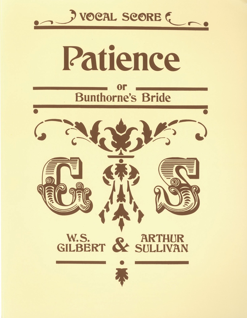 Patience (Vocal score)