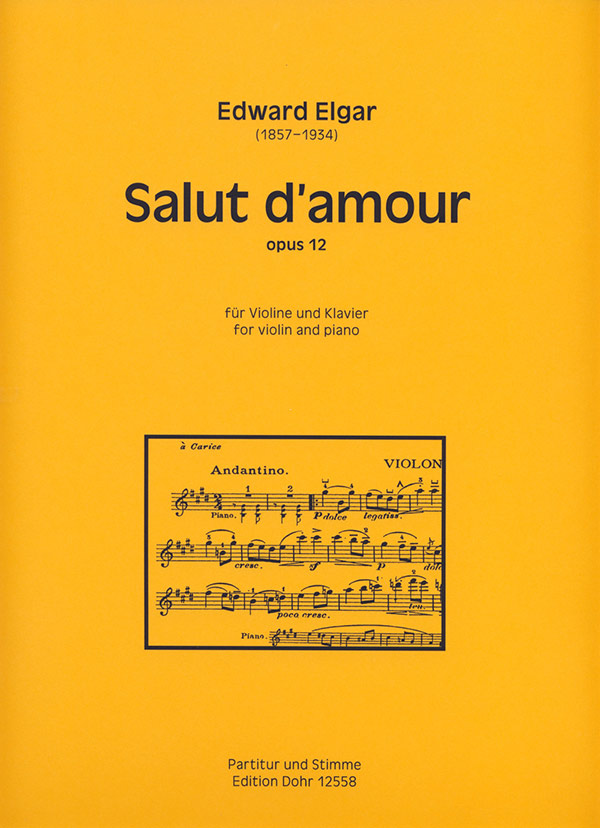 Salut d'Amour, Op.12 (Klavierauszug)