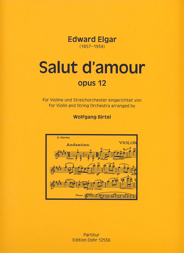 Salut d'Amour, Op.12 (Partitur)