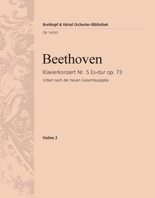 Piano Concerto No.5 in Eb major, Op.73 (Violin 2)