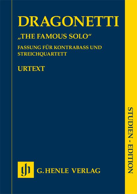 The Famous Solo (Study score, quintet version)