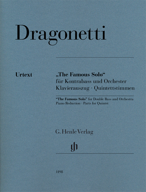 The Famous Solo (Pianoreduction and parts for quintet)