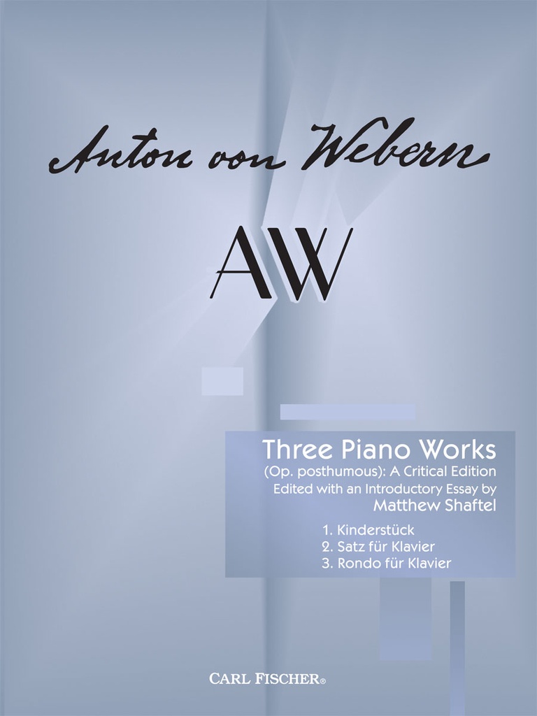 3 Piano works (Op.post)