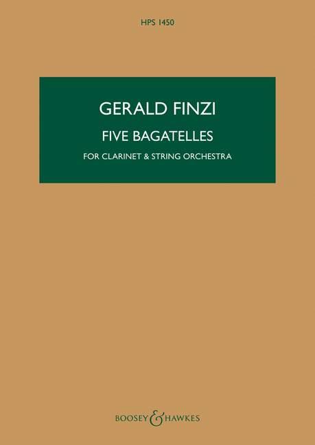 5 Bagatelles, Op.23a (Study score)