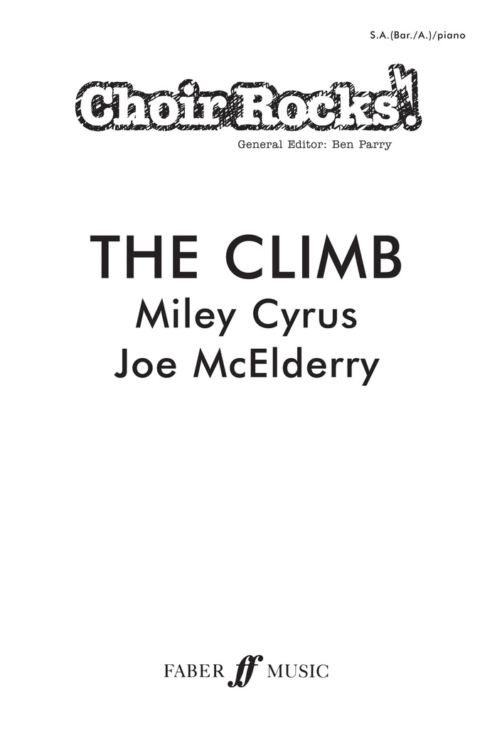 Choir Rocks! - The Climb (Upper Voices)