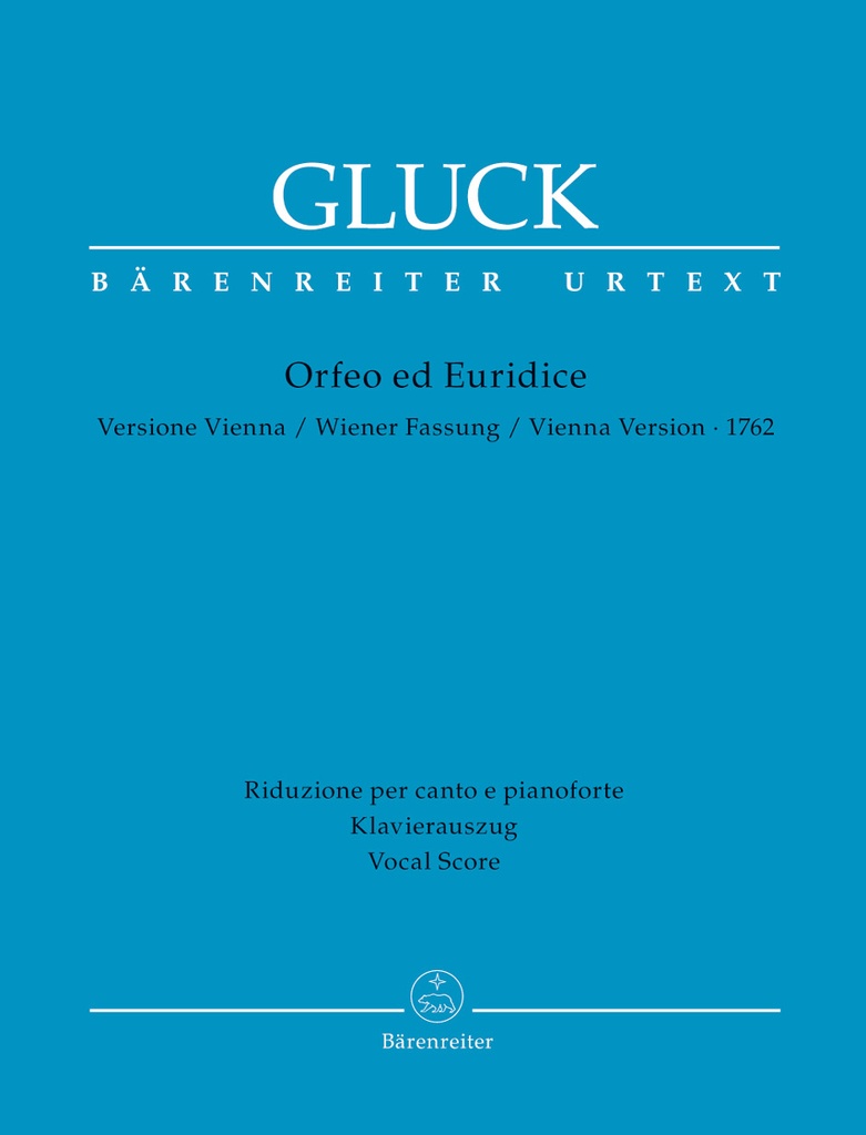 Orfeo ed Euridice (Vienna version 1762 - Vocal score)