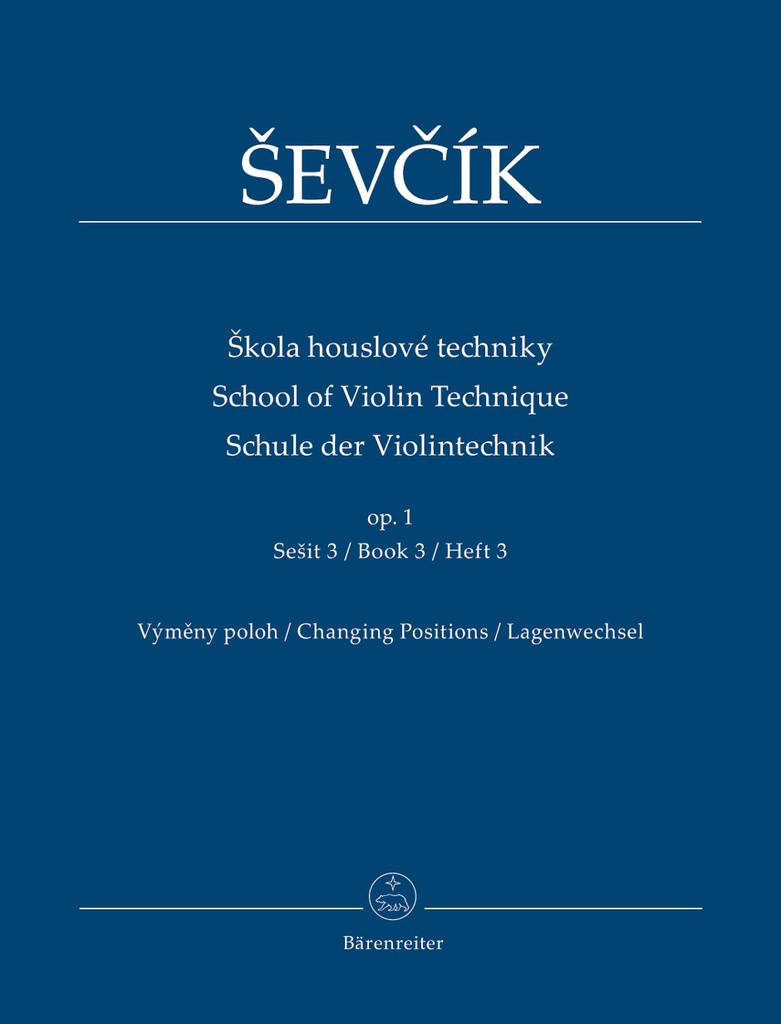 School of Violin Technique, Op.1 - Vol.3