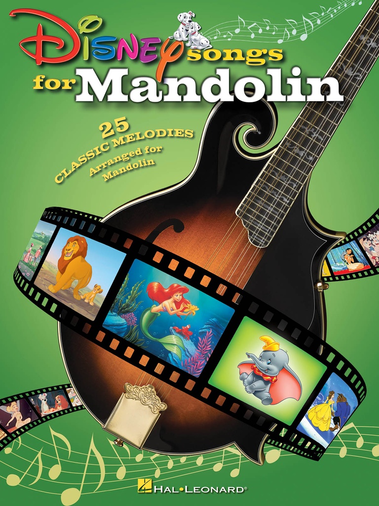 Disney Songs for Mandolin (25 Classic melodies)