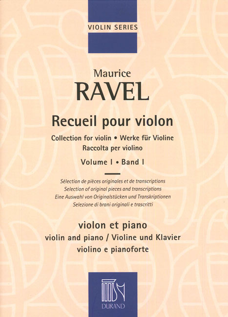 Recueil pour Violon - Vol.1 (Pièces originales et transcr.)