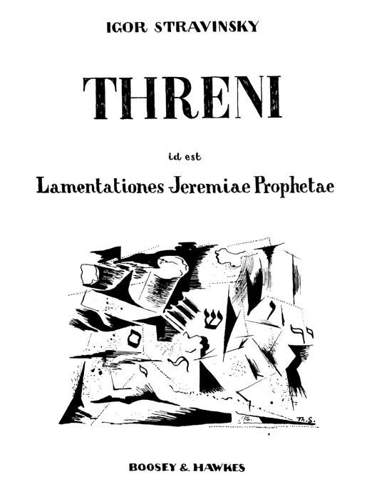 Threni Id est Lamentationes Jeremiae Prophetae (Vocal score)