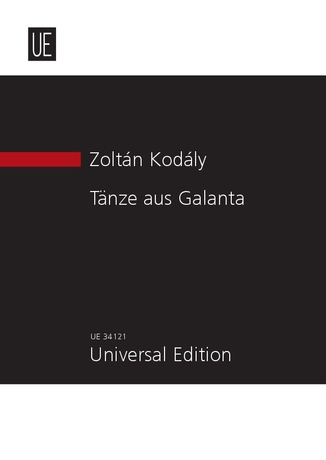 Tänze aus Galánta (Study score)