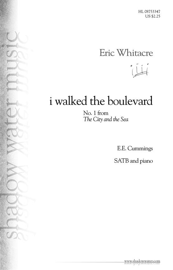 I Walked The Boulevard (No.1 from The City and the Sea)