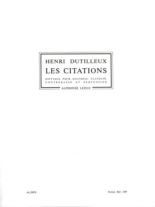 Citations (Parties - Vieille version)