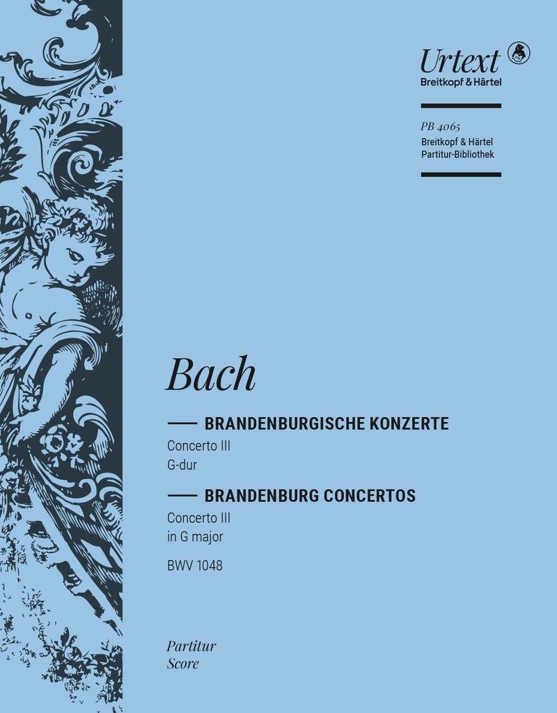 Brandenburg Concerto No.3 in G major, BWV.1048 (Full score)