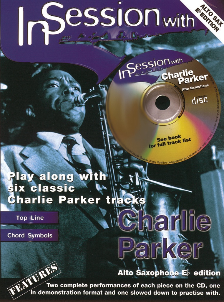 In session with Charlie Parker