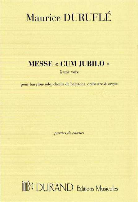 Messe Cum Jubilo (Choir parts)