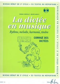 La dictée en musique - Vol.4  (Corrigé)