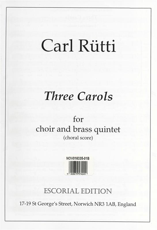3 Carols (Vocal score)