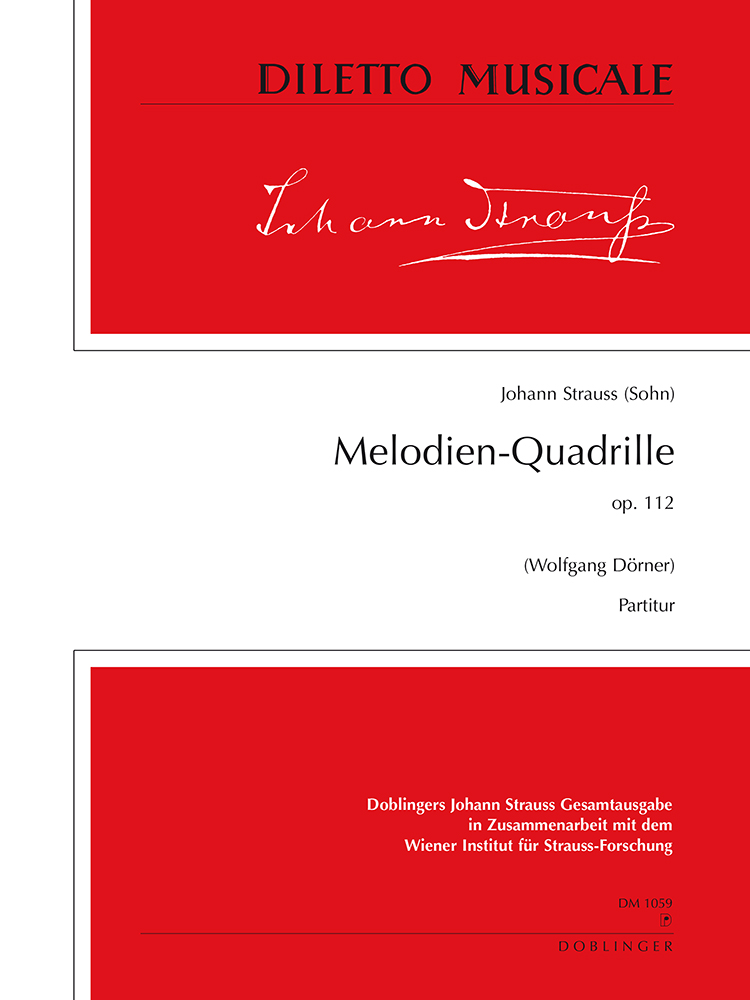 Melodien-Quadrille, Op.112 (Full score)