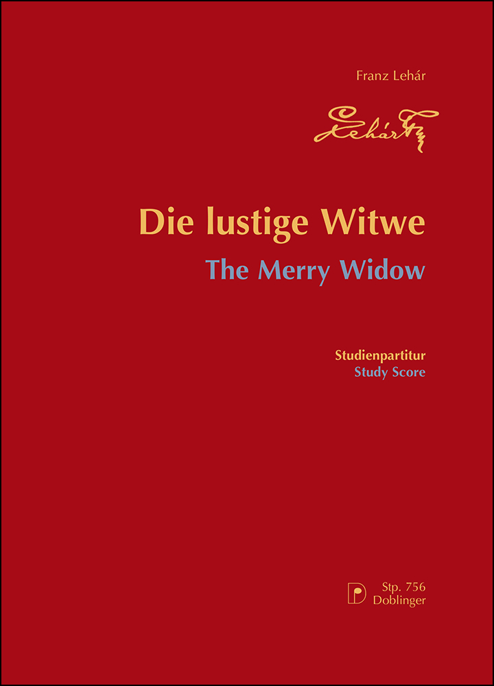 Die lustige Witwe (Study score)