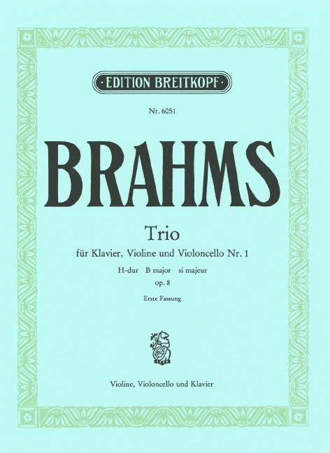 Piano Trio No.1 in B major, Op.8 (First version)