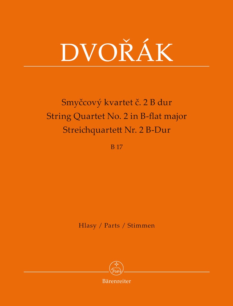 String Quartet No.2 in B-flat major, B.17 (Parts)