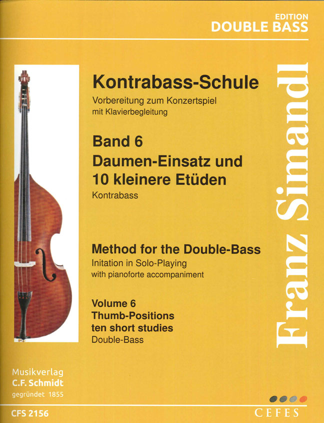 Method for the Double Bass - Vol.6 (Thumb positios, 10 Stud)